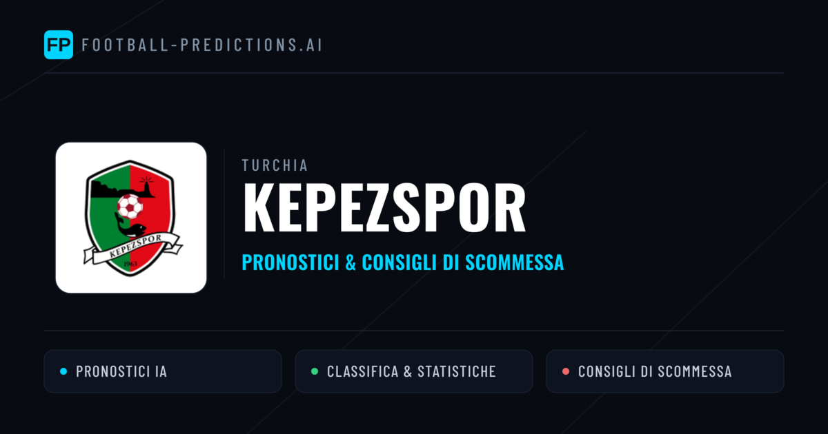 Pronostici e Statistiche Kepezspor