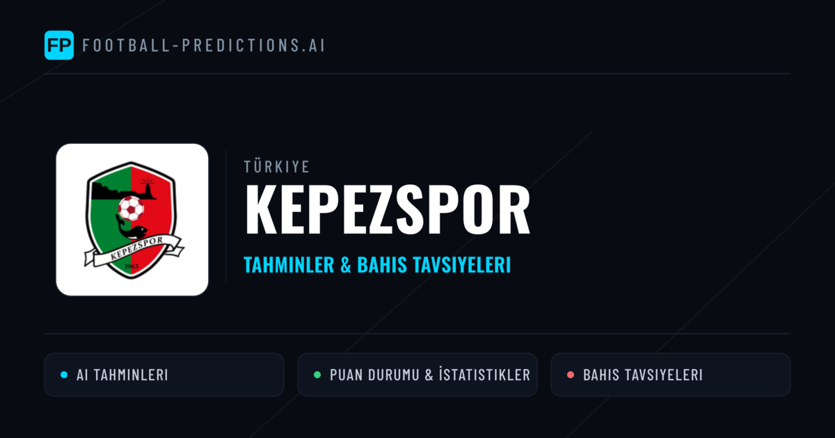 Kepezspor Tahminleri & İstatistikler