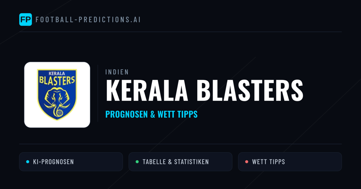 Kerala Blasters Prognosen & Statistiken