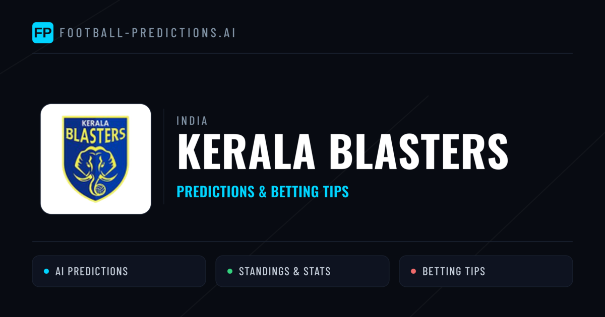 Kerala Blasters Predictions & Stats