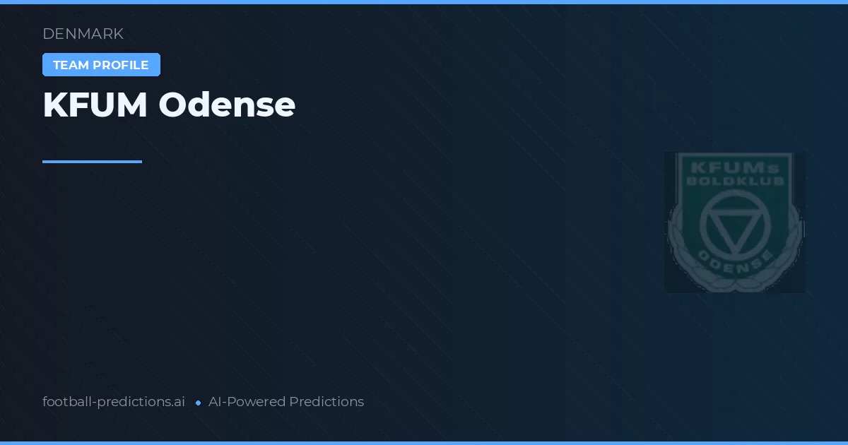 KFUM Odense Predictions & Stats