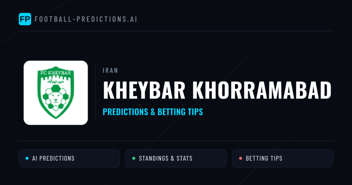 Kheybar Khorramabad Predictions & Stats