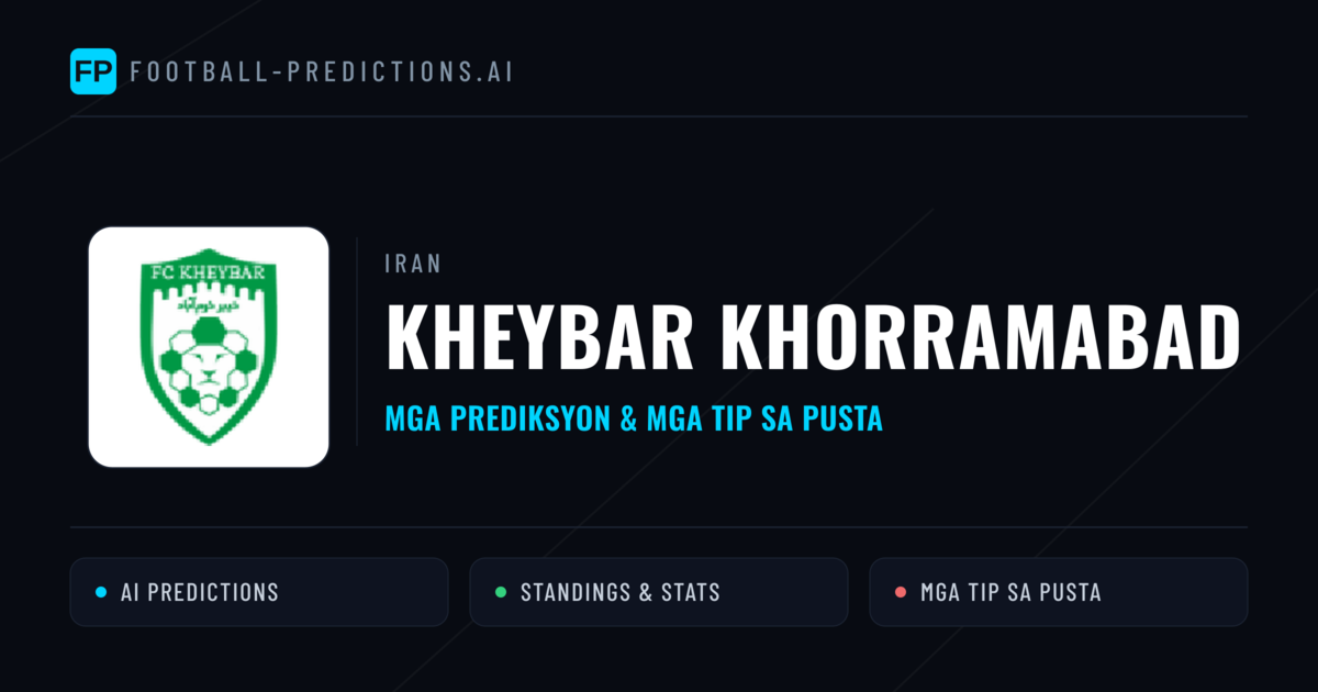 Kheybar Khorramabad Predictions & Stats