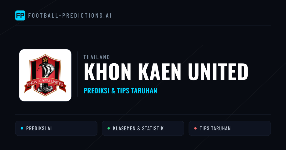 Khon Kaen United Prediksi & Statistik Piala Dunia
