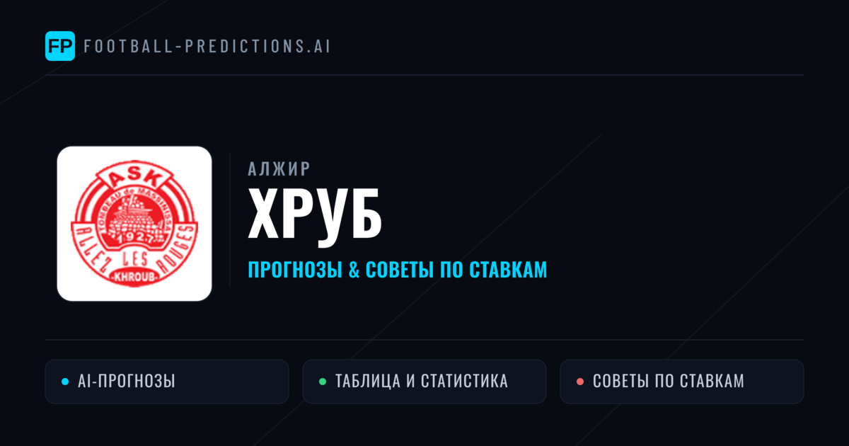 Хруб прогнозы и статистика