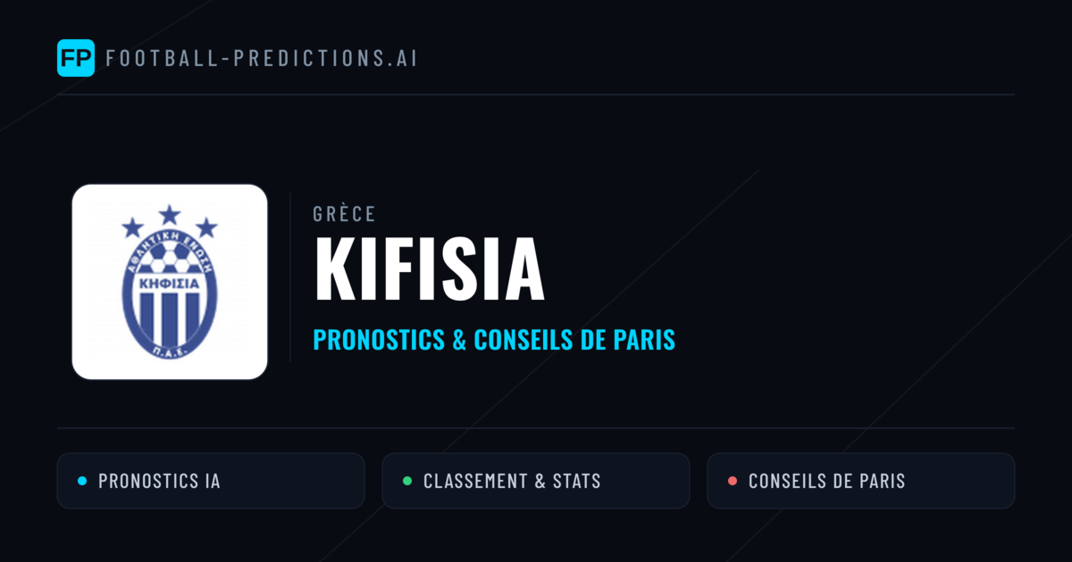 Kifisia Pronostics & Statistiques