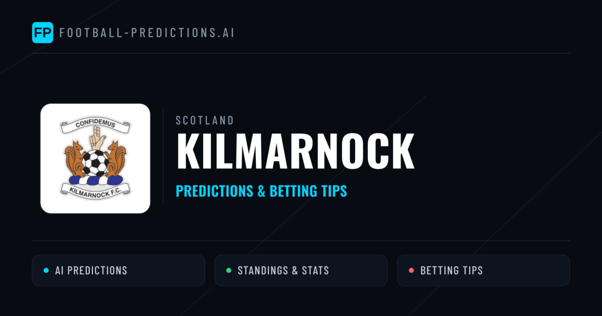 Kilmarnock Predictions & Stats