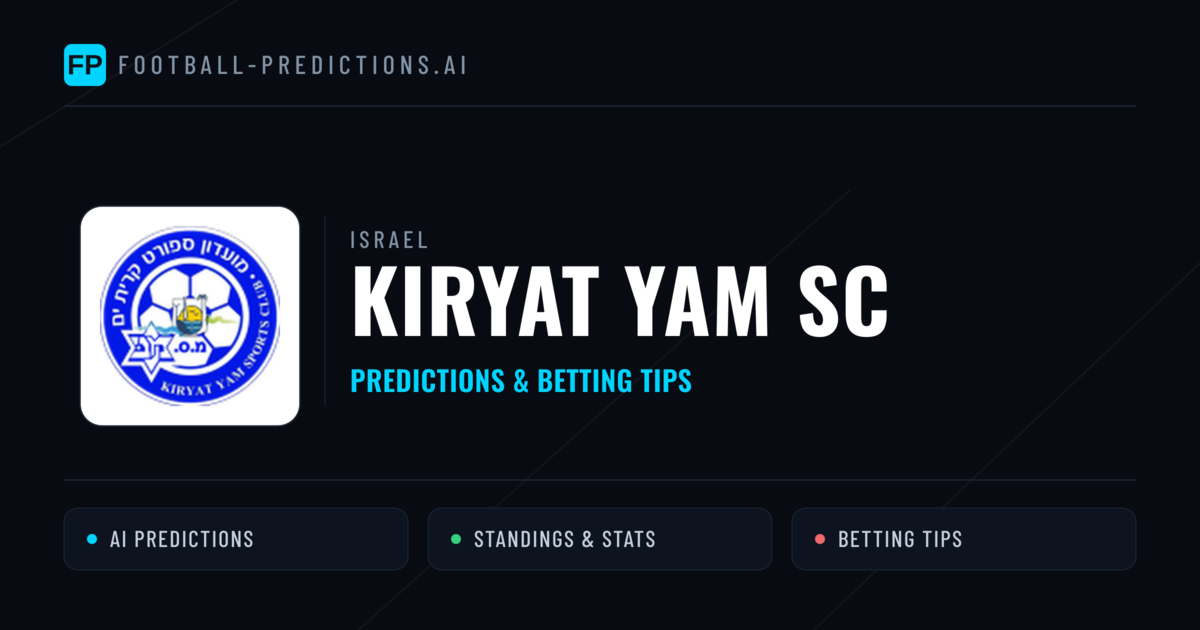 Kiryat Yam SC Predictions & Stats