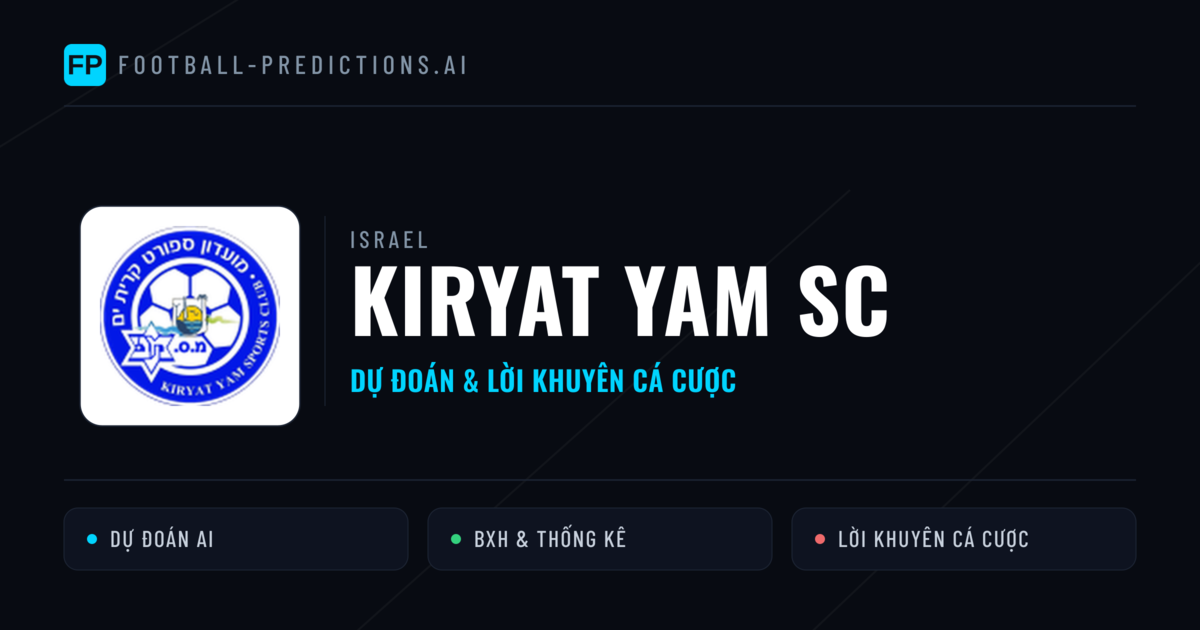 Kiryat Yam SC Dự đoán & Thống kê
