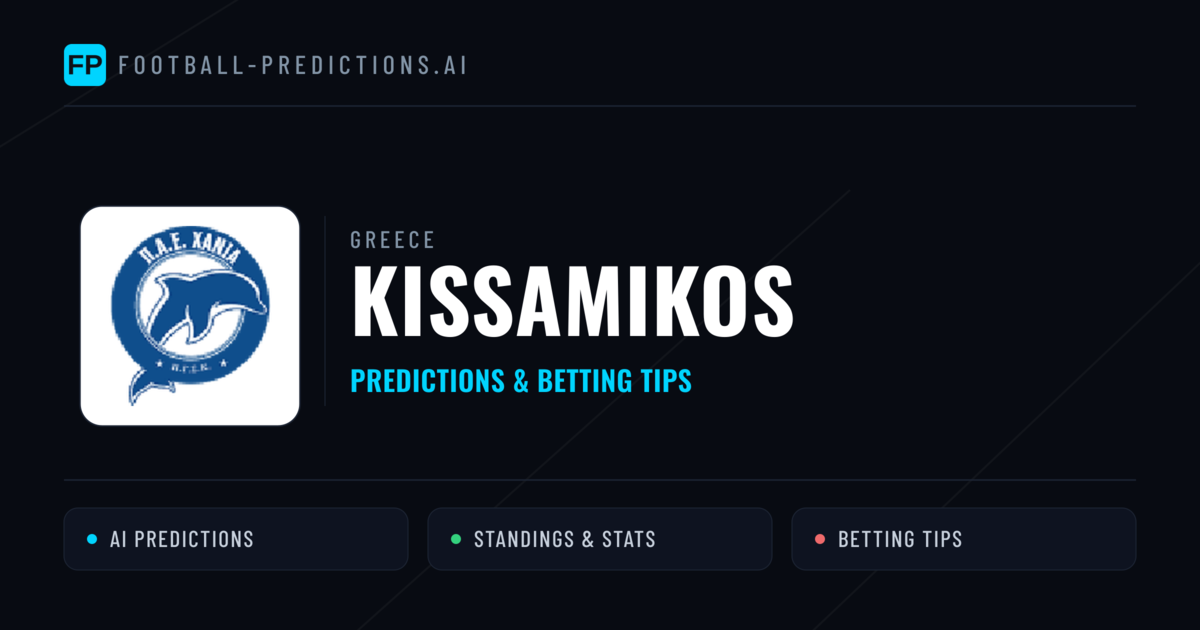 Kissamikos Predictions & Stats