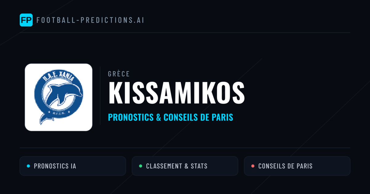 Kissamikos Pronostics & Statistiques