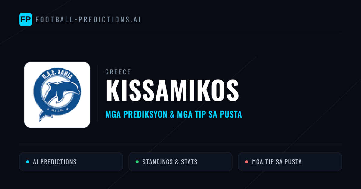 Kissamikos Predictions & Stats