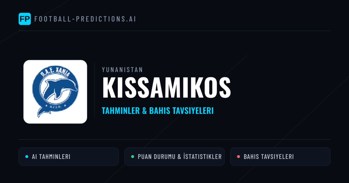 Kissamikos Tahminleri & İstatistikler