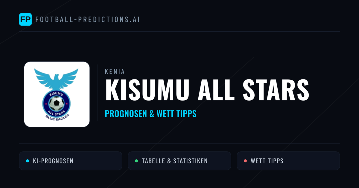 Kisumu All Stars Prognosen & Statistiken