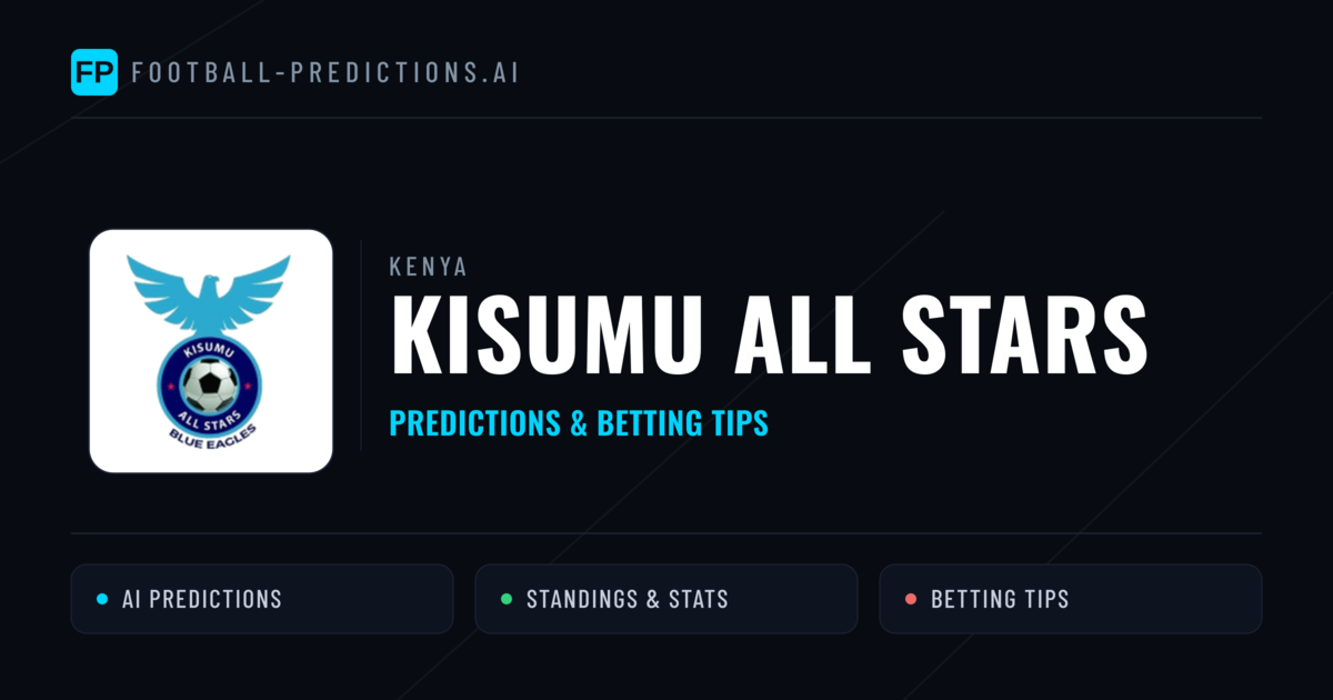 Kisumu All Stars Predictions & Stats
