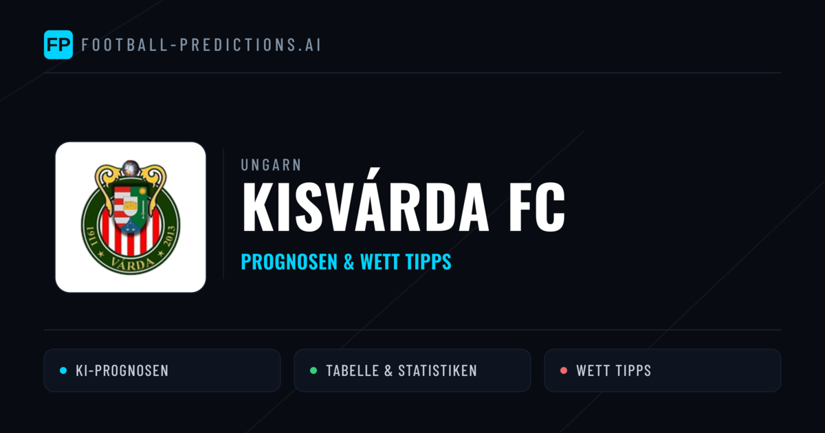 Kisvárda FC Prognosen & Statistiken