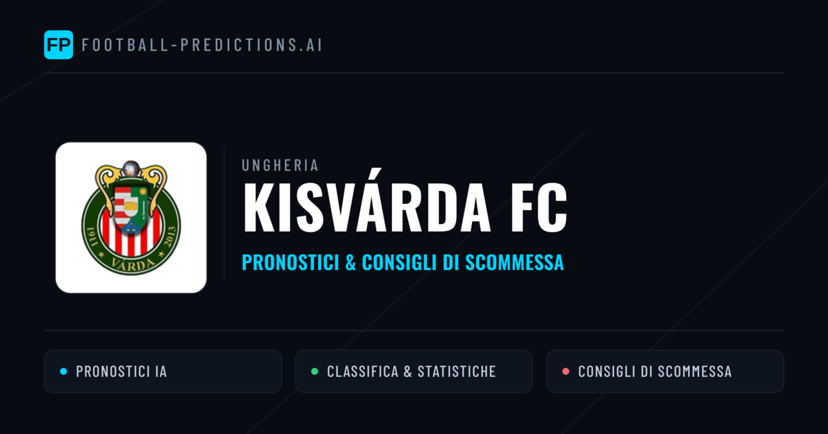 Pronostici e Statistiche Kisvárda FC
