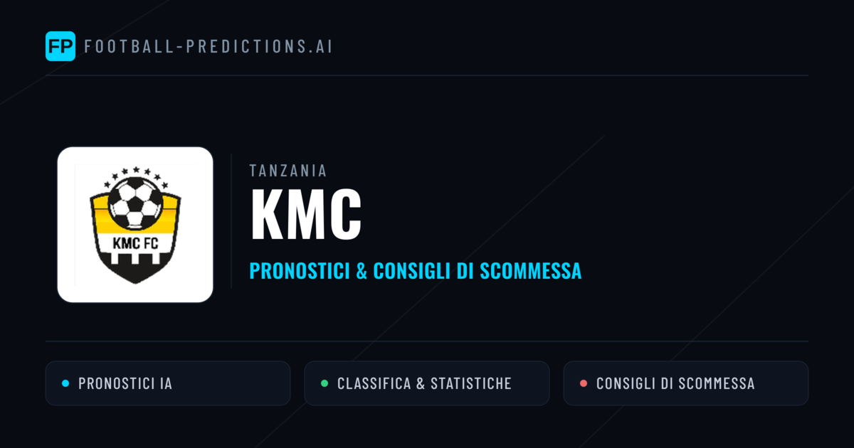 Pronostici e Statistiche KMC