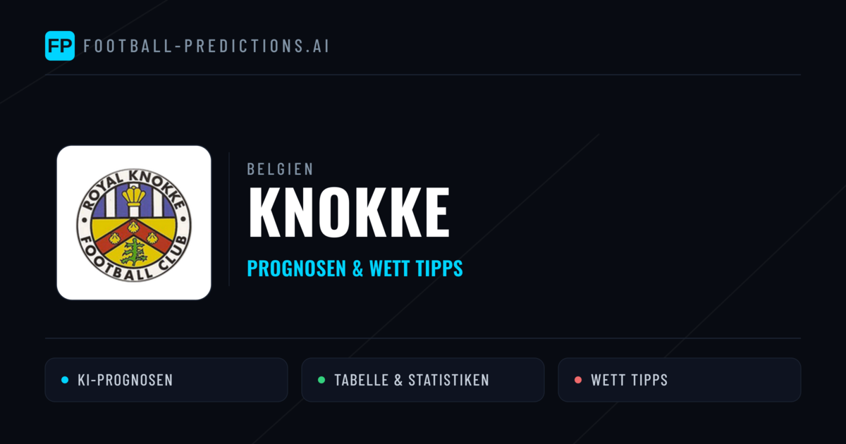 Knokke Prognosen & Statistiken