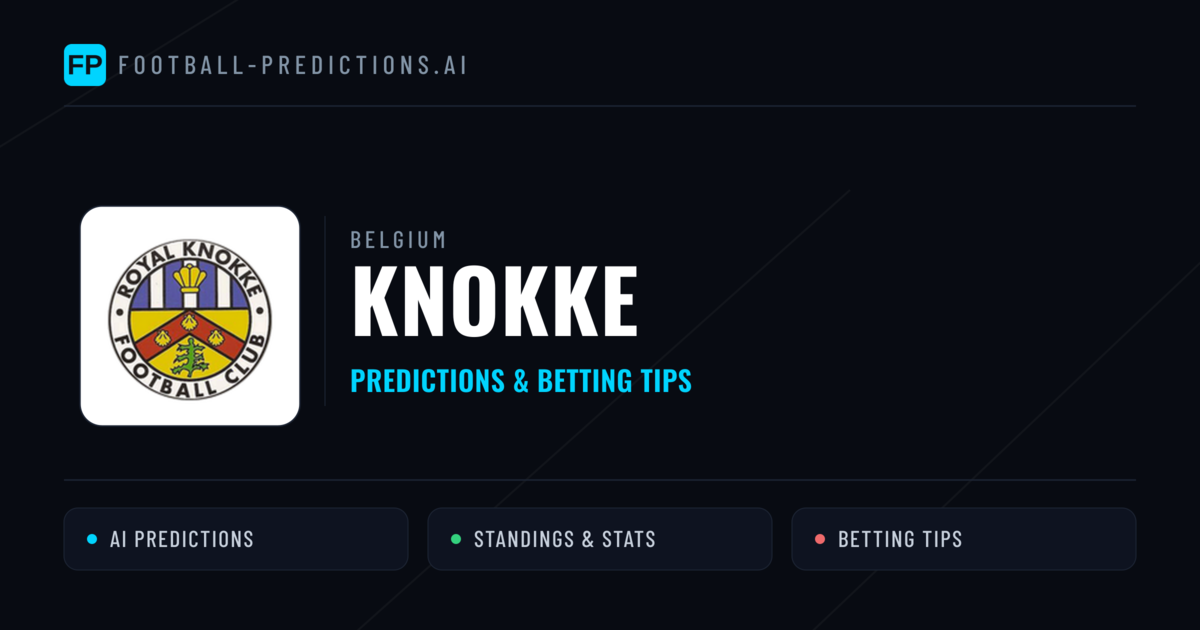 Knokke Predictions & Stats