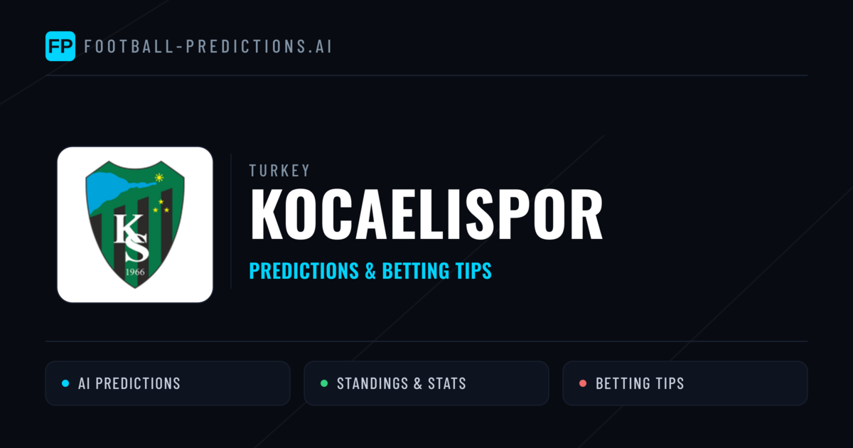 Kocaelispor Predictions & Stats