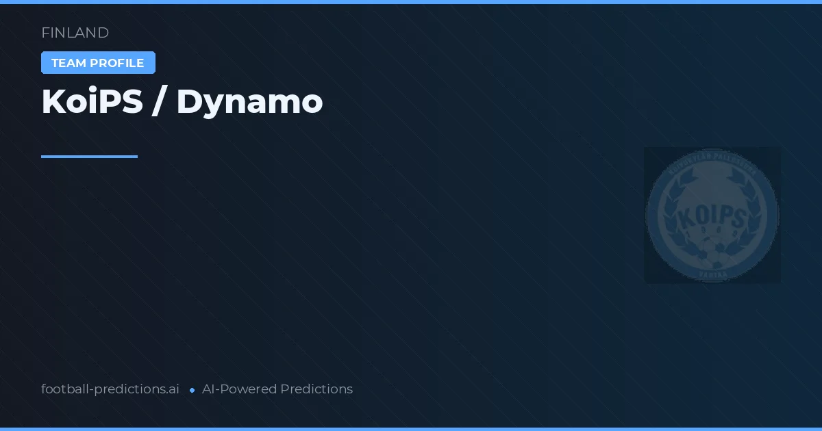 KoiPS / Dynamo Predictions & Stats