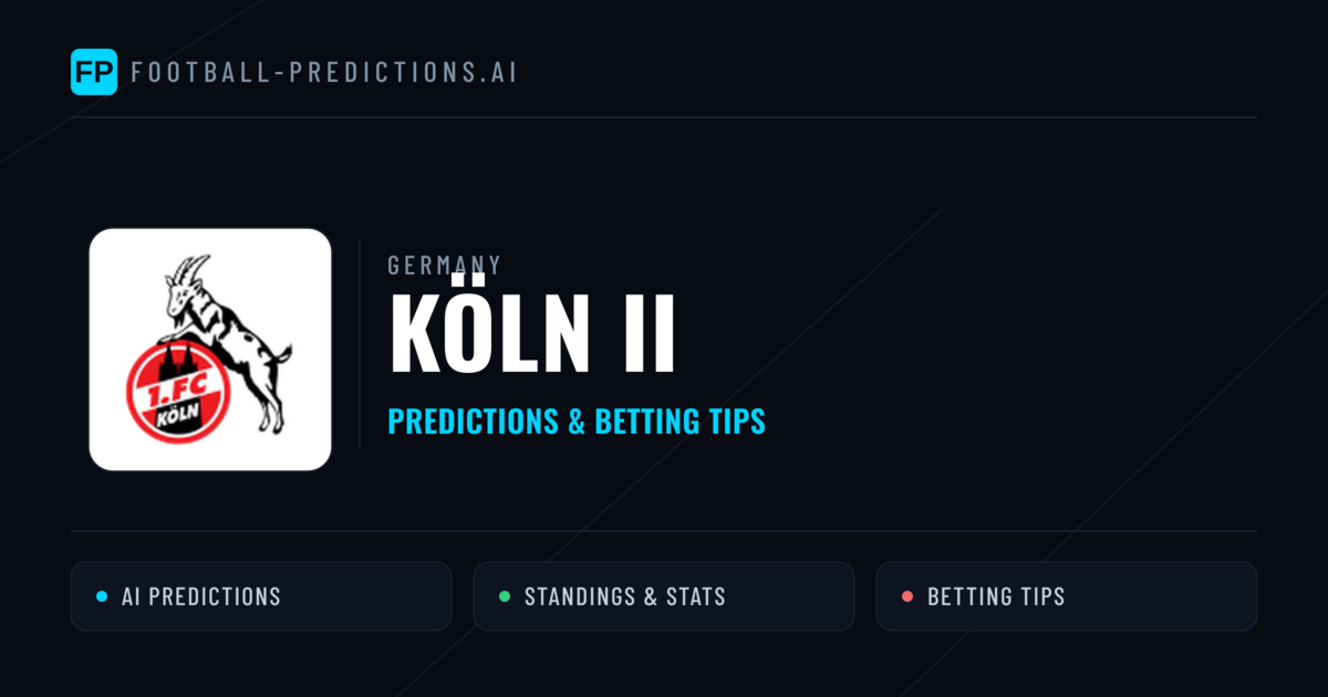 Köln II Predictions & Stats