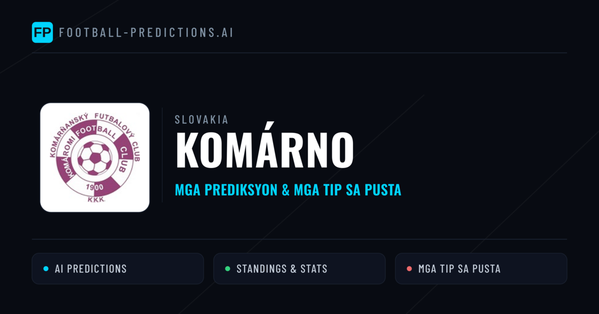 Komárno Predictions & Stats