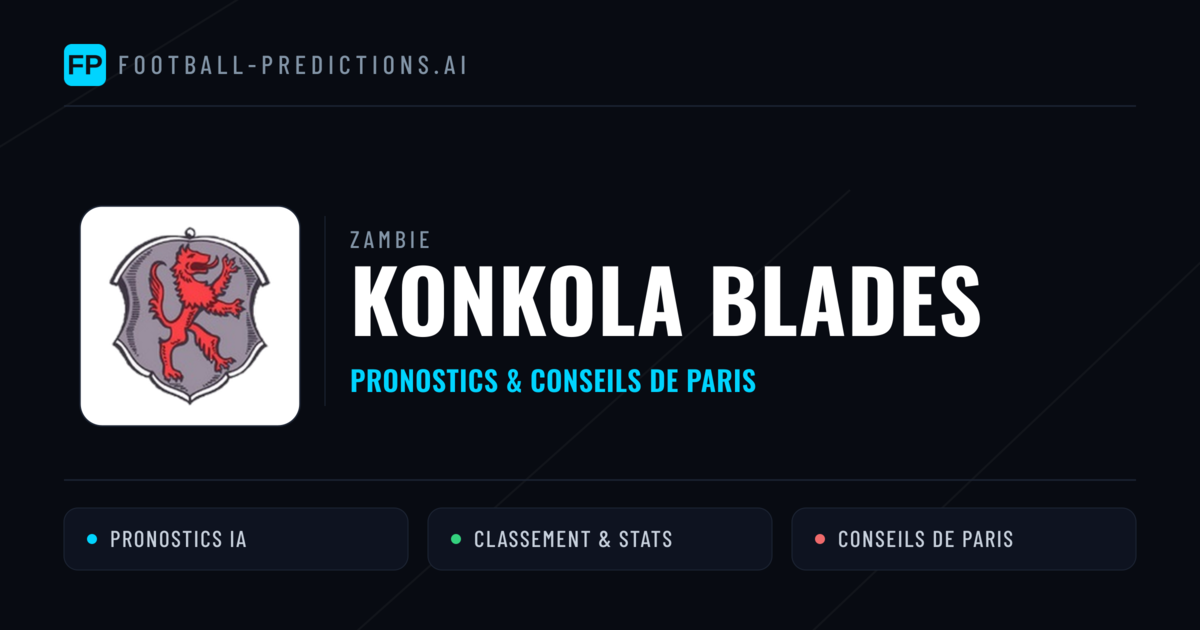 Konkola Blades Pronostics & Statistiques