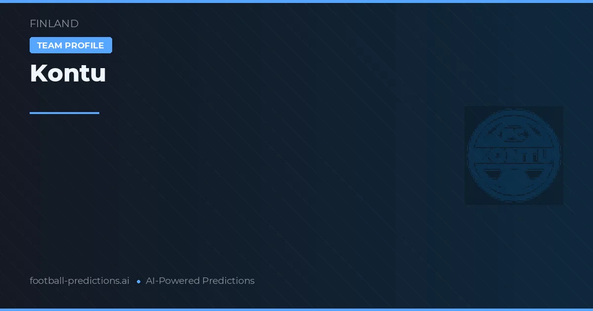 Kontu Pronostics & Statistiques