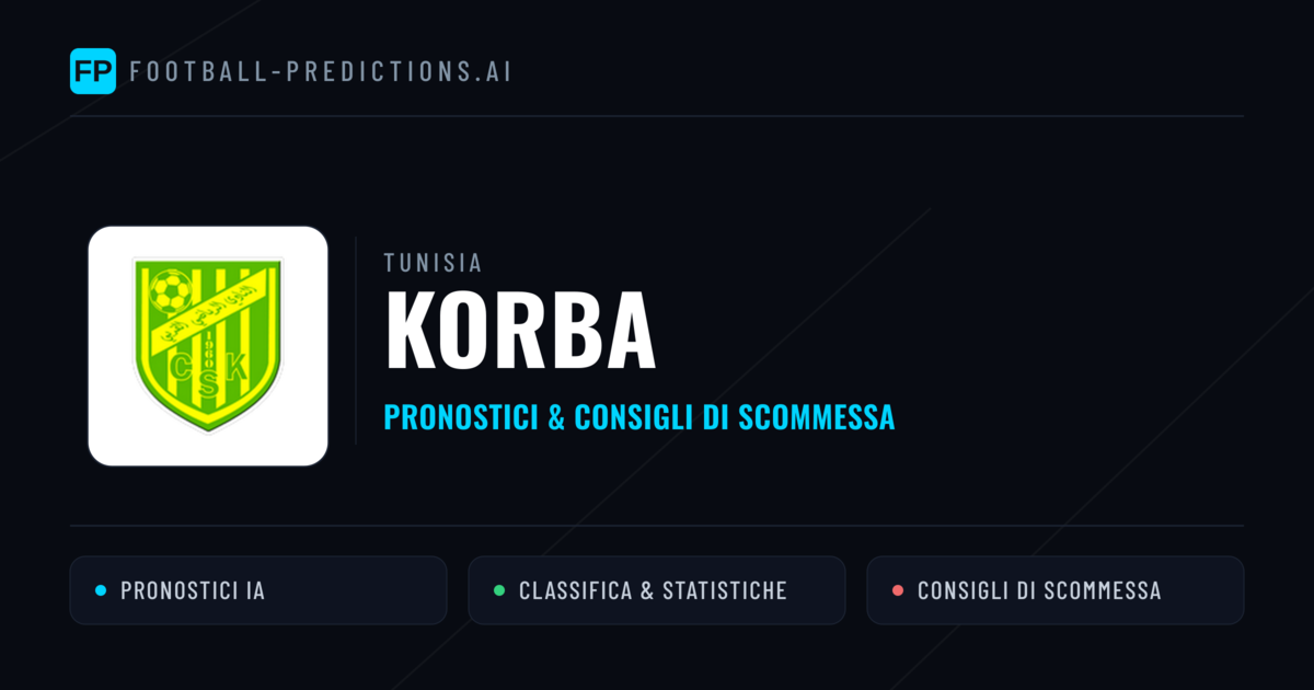 Pronostici e Statistiche Korba