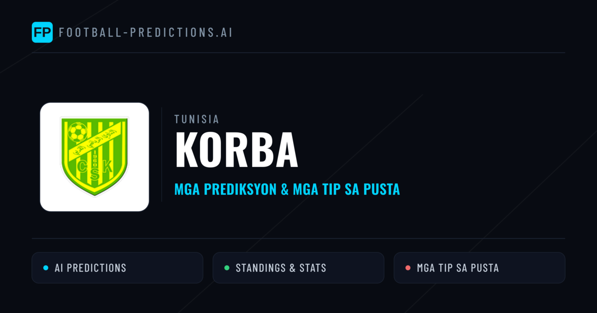 Korba Predictions & Stats