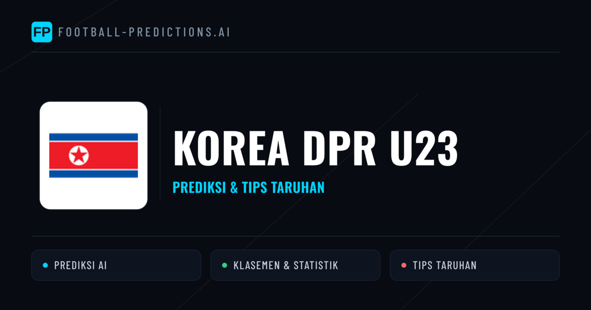 Korea DPR U23 Prediksi & Statistik Piala Dunia