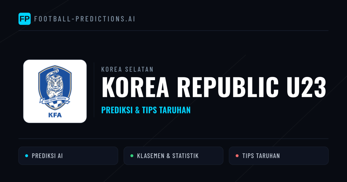 Korea Republic U23 Prediksi & Statistik Piala Dunia