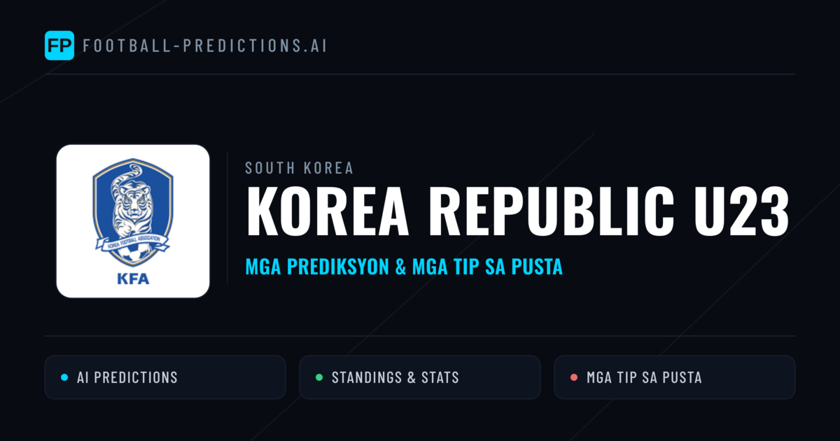 Korea Republic U23 Predictions & Stats