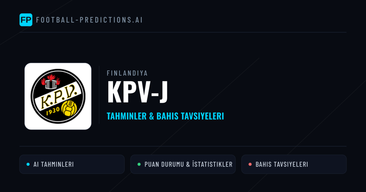 KPV-j Tahminleri & İstatistikler