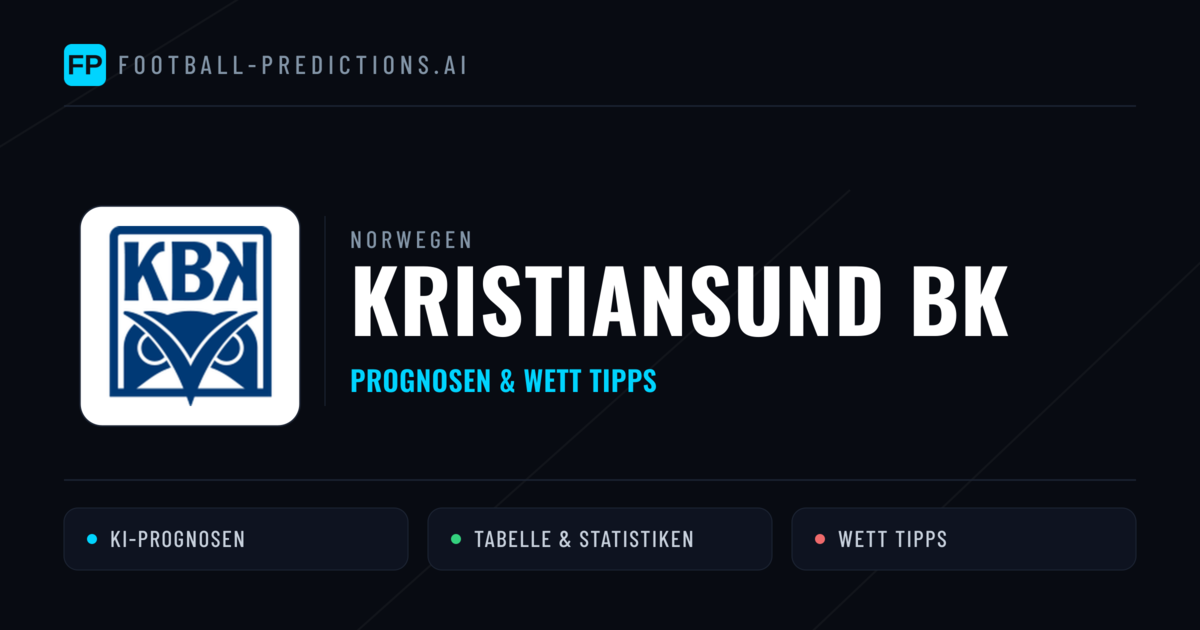 Kristiansund BK Prognosen & Statistiken