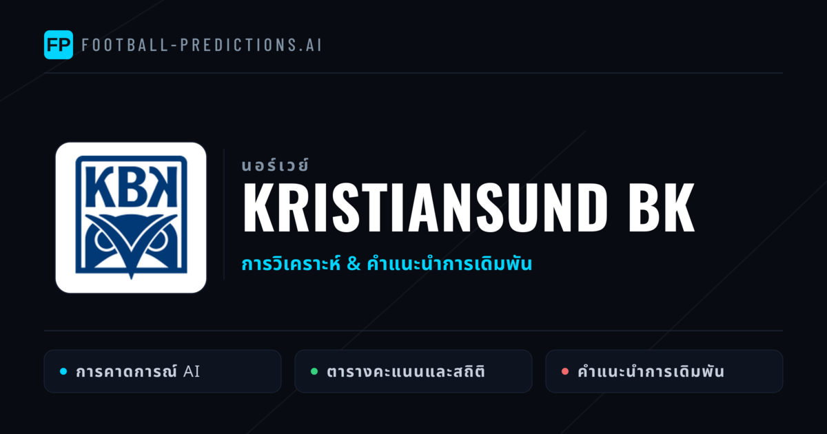 Kristiansund BK การวิเคราะห์และสถิติ