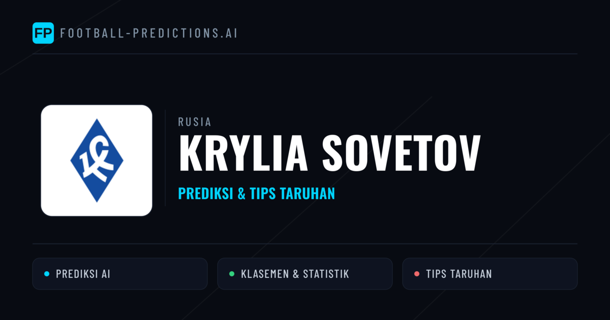 Krylia Sovetov Prediksi & Statistik Piala Dunia