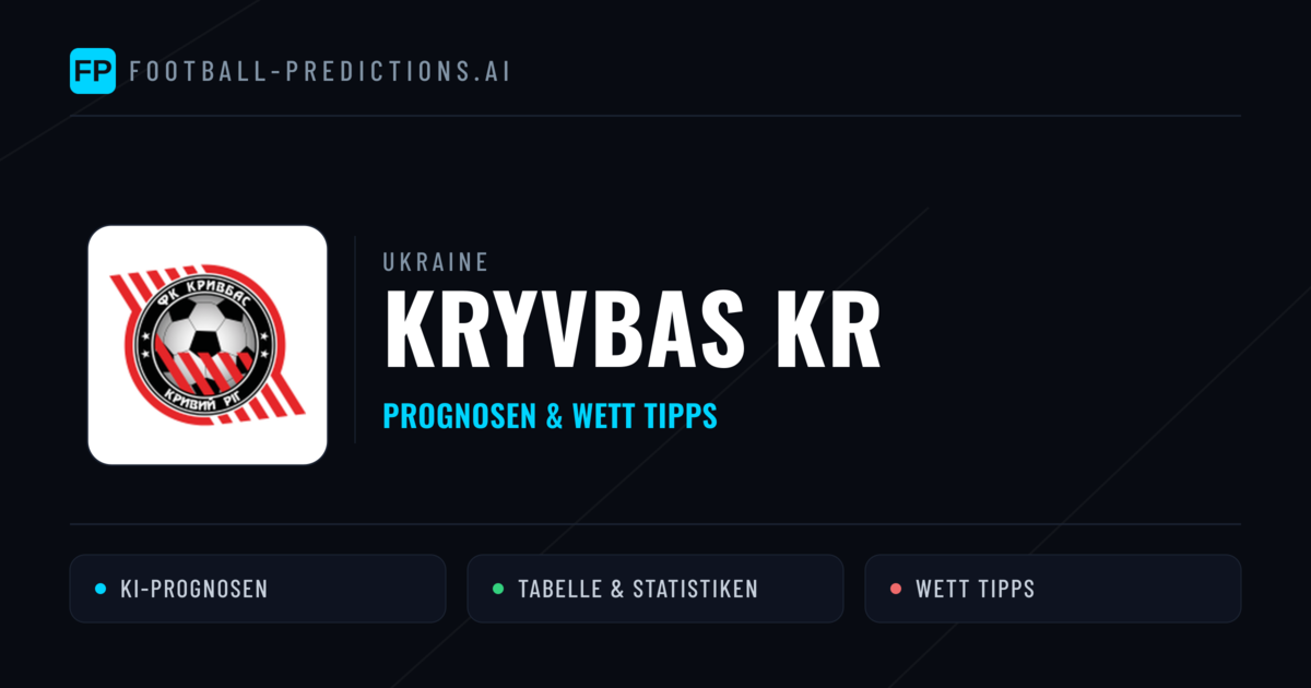 Kryvbas KR Prognosen & Statistiken