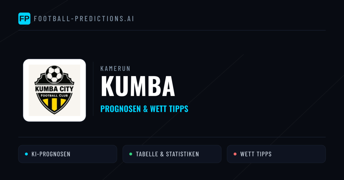 Kumba Prognosen & Statistiken