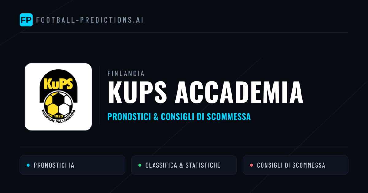 Pronostici e Statistiche KuPS Accademia