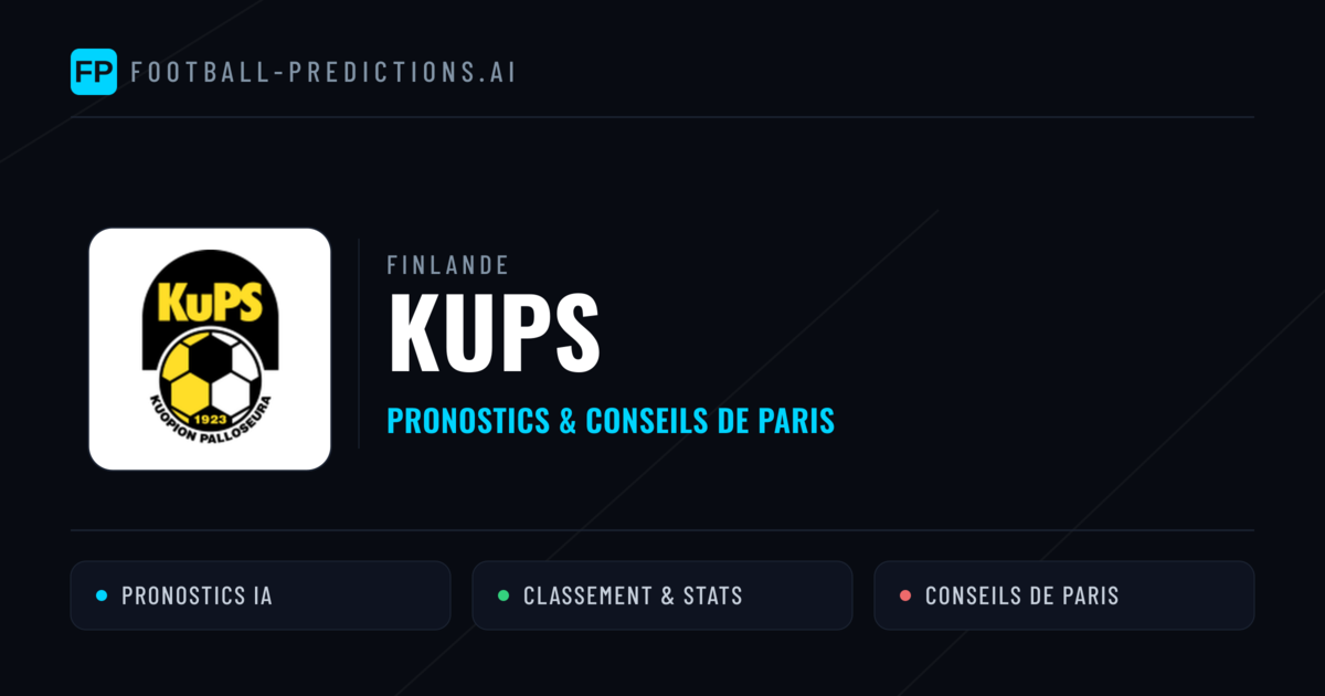 KuPS Pronostics & Statistiques