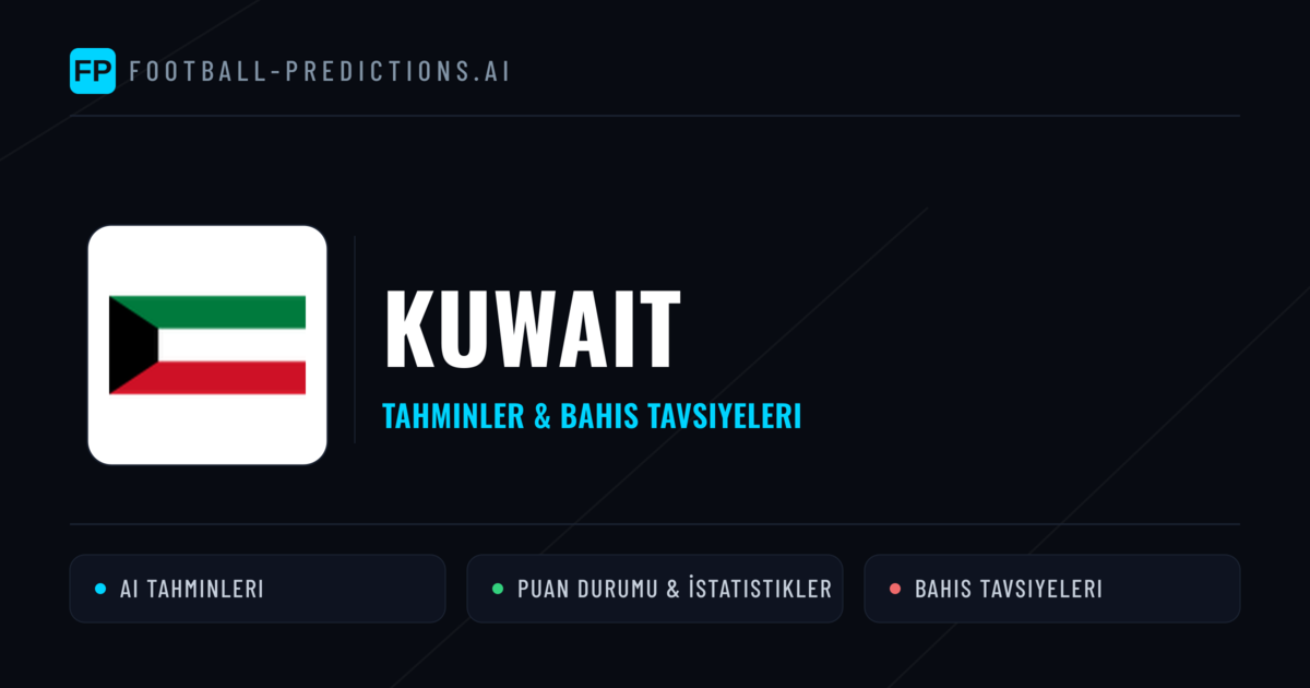 Kuwait Tahminleri & İstatistikler