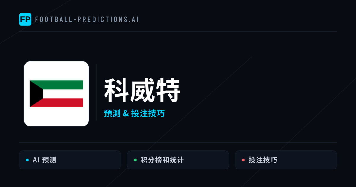科威特 運彩分析｜足球預測與數據