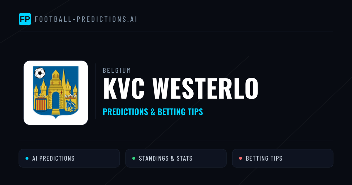KVC Westerlo Predictions & Stats