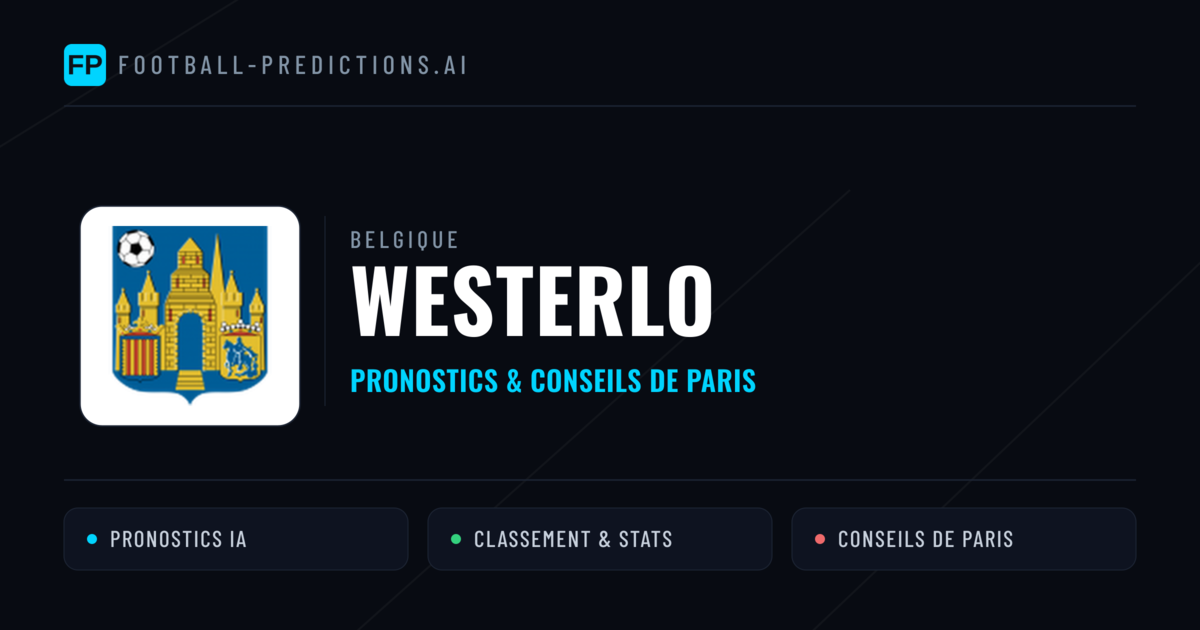 Westerlo Pronostics & Statistiques