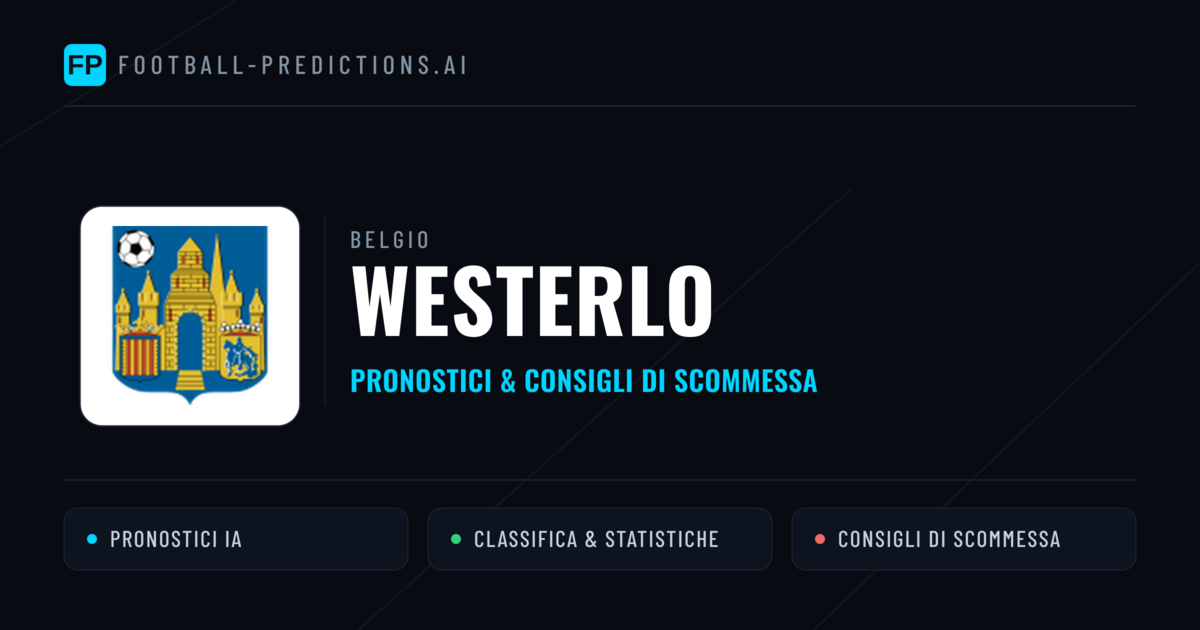 Pronostici e Statistiche Westerlo