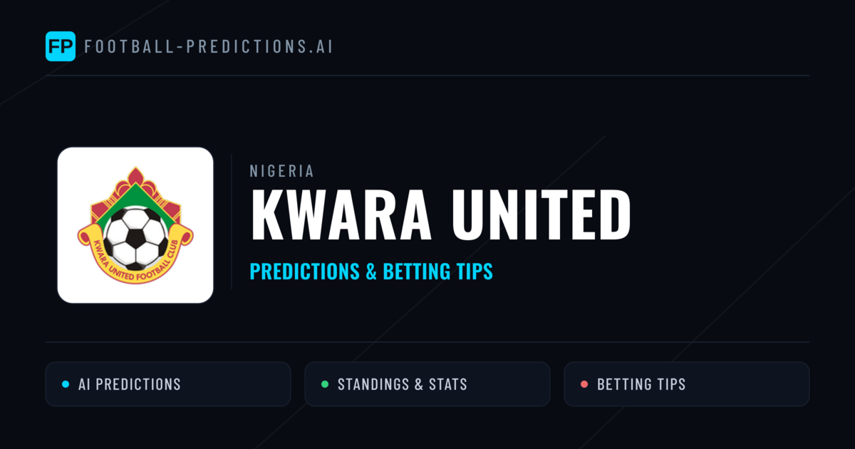 Kwara United Predictions & Stats