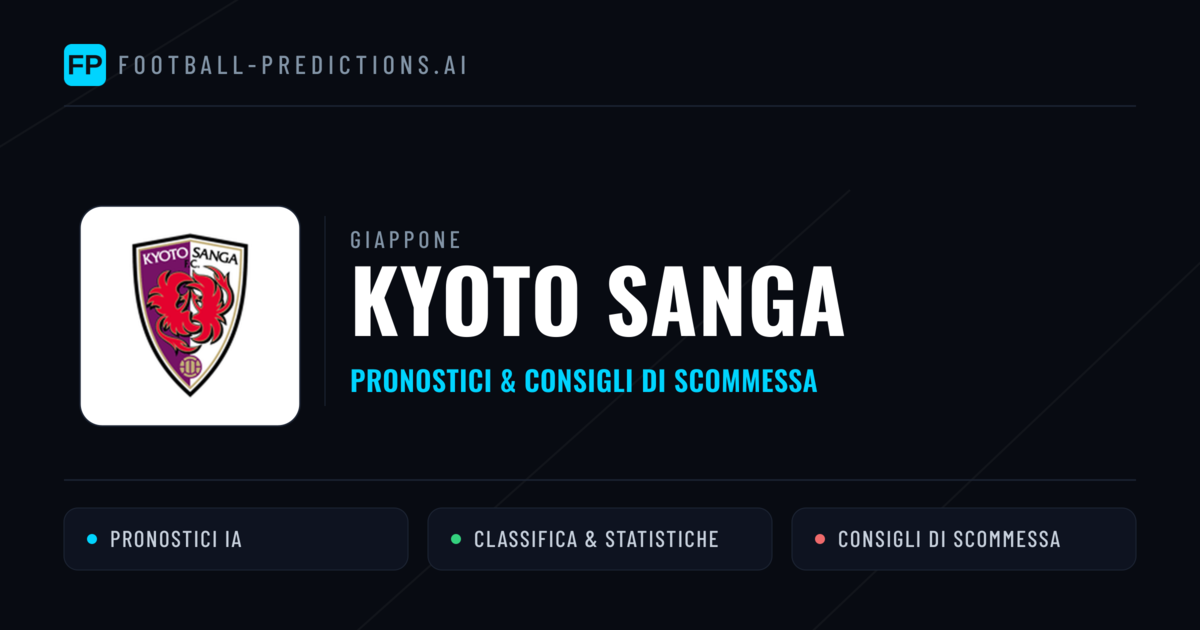 Pronostici e Statistiche Kyoto Sanga